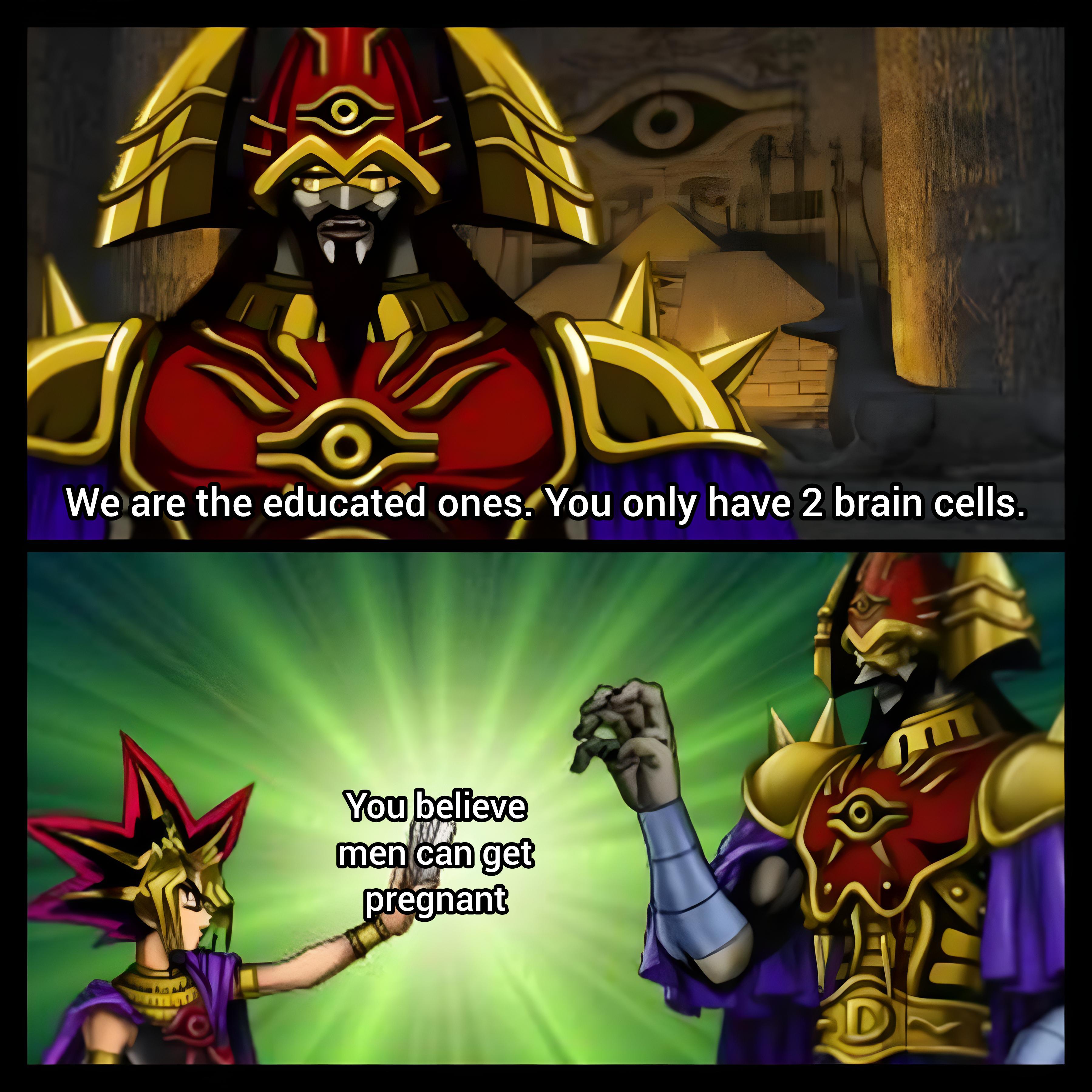 Open educated vs brain cells