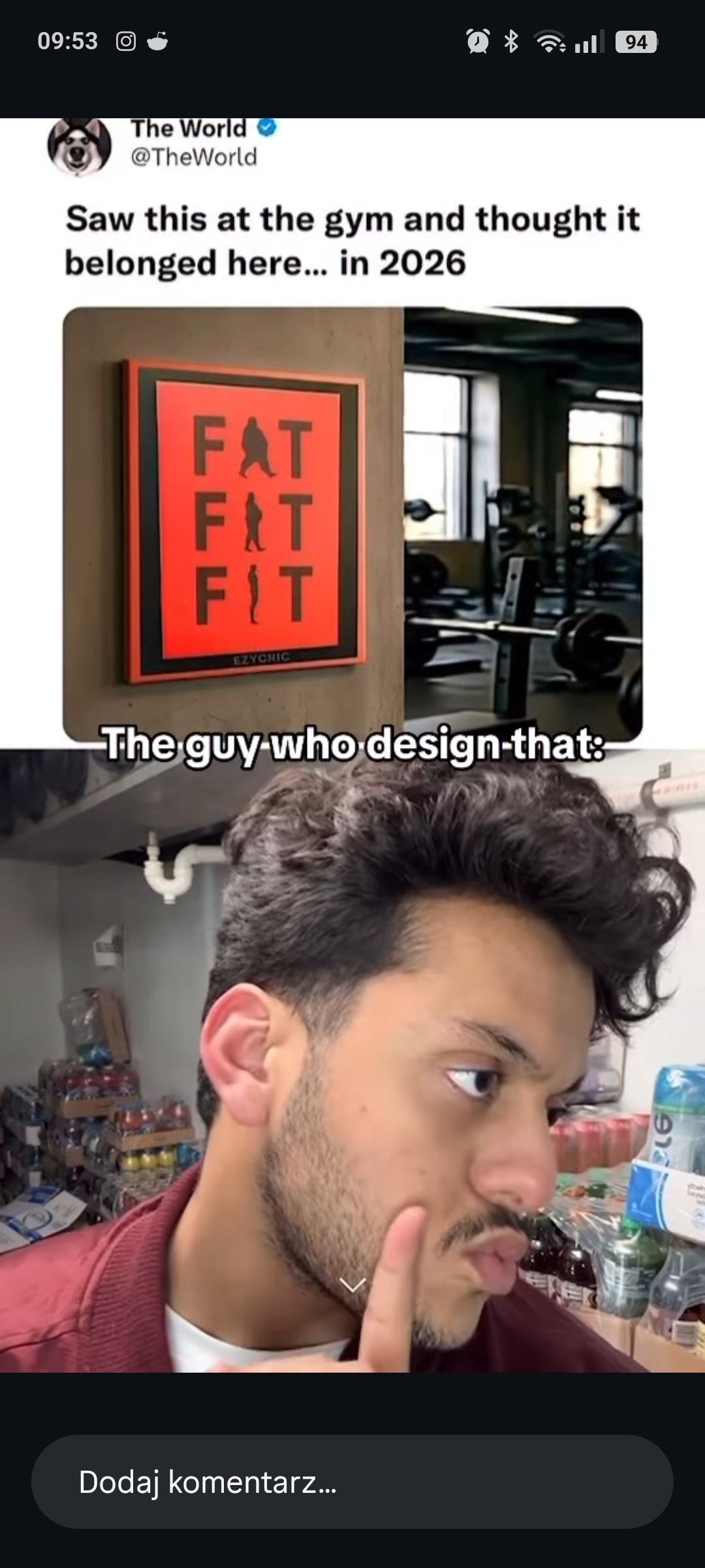 Open fat fit gym design
