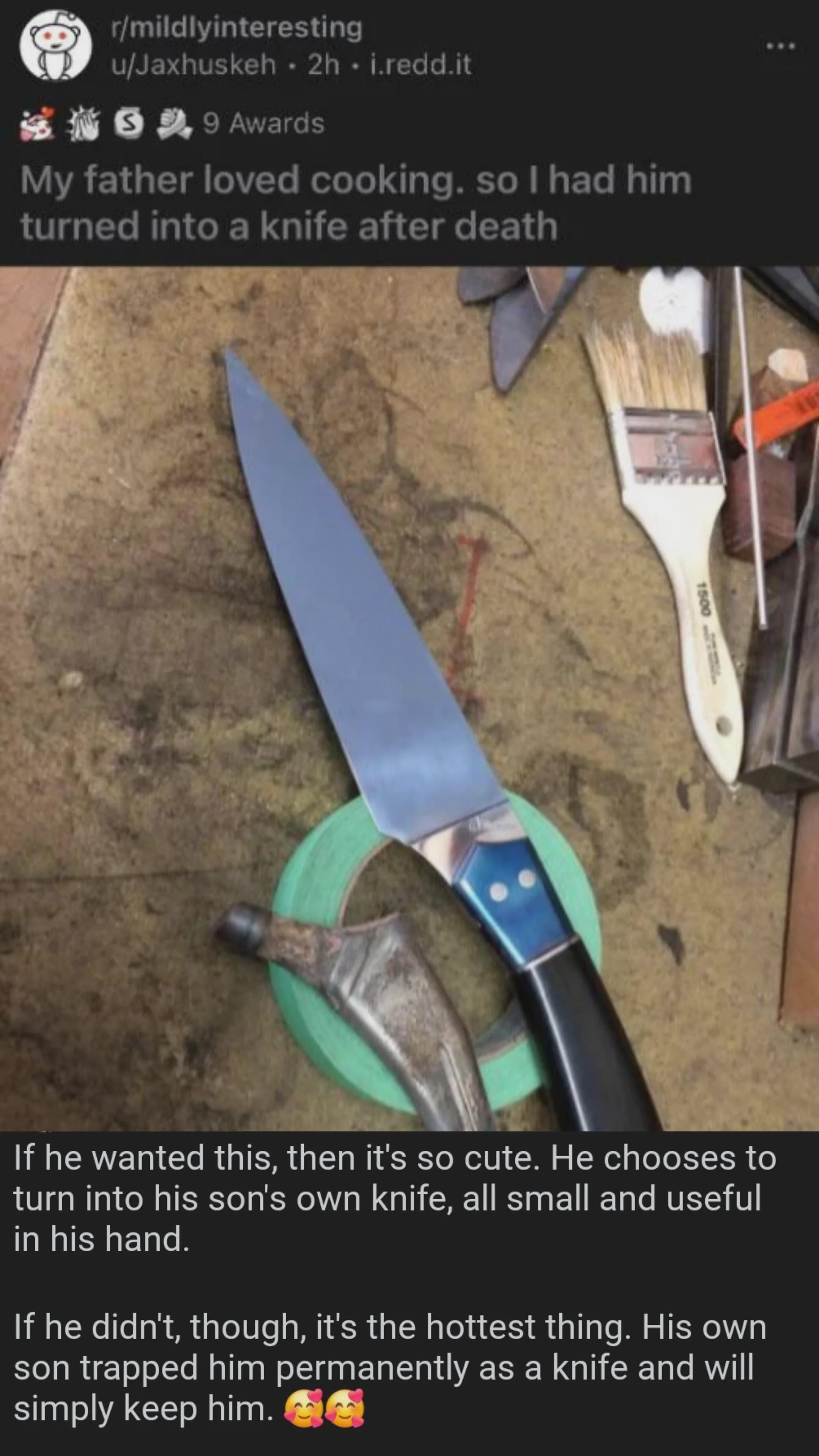 Open father knife death