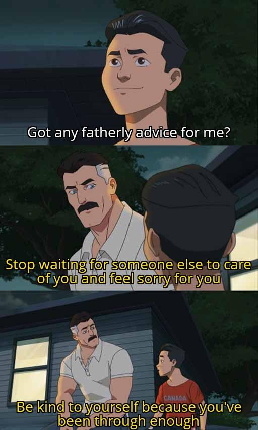 Open fatherly advice advice needed