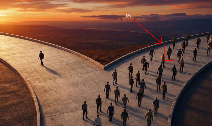 Open field of strangers