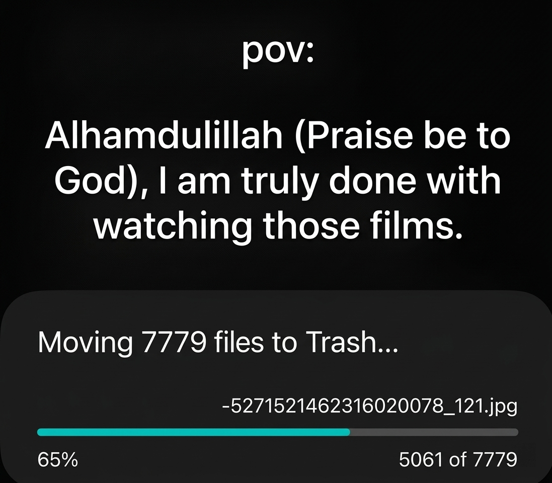 Open finished watching films pov