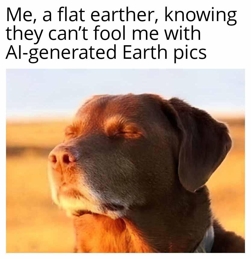 Open flat earth skepticism
