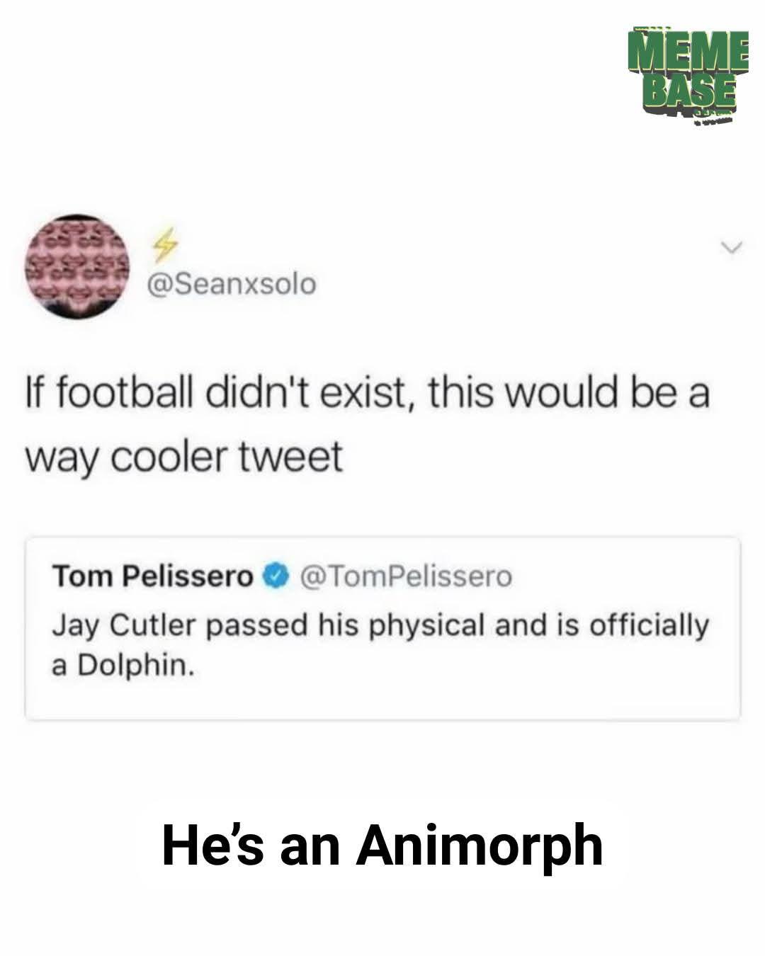 Open football dolphin joke