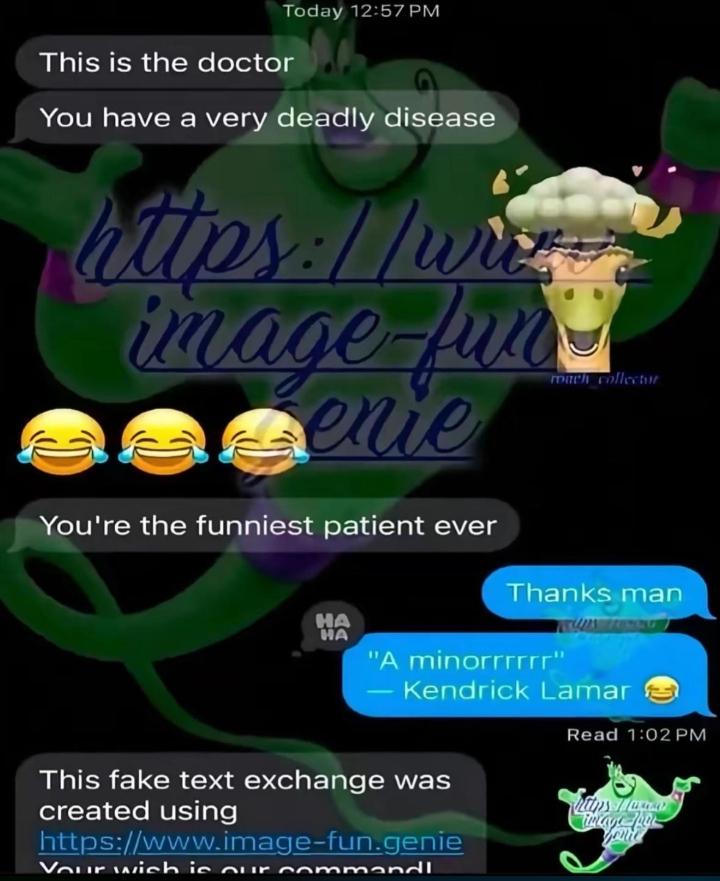 Open funny doctor patient exchange
