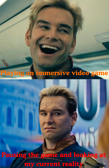 Open game reality contrast