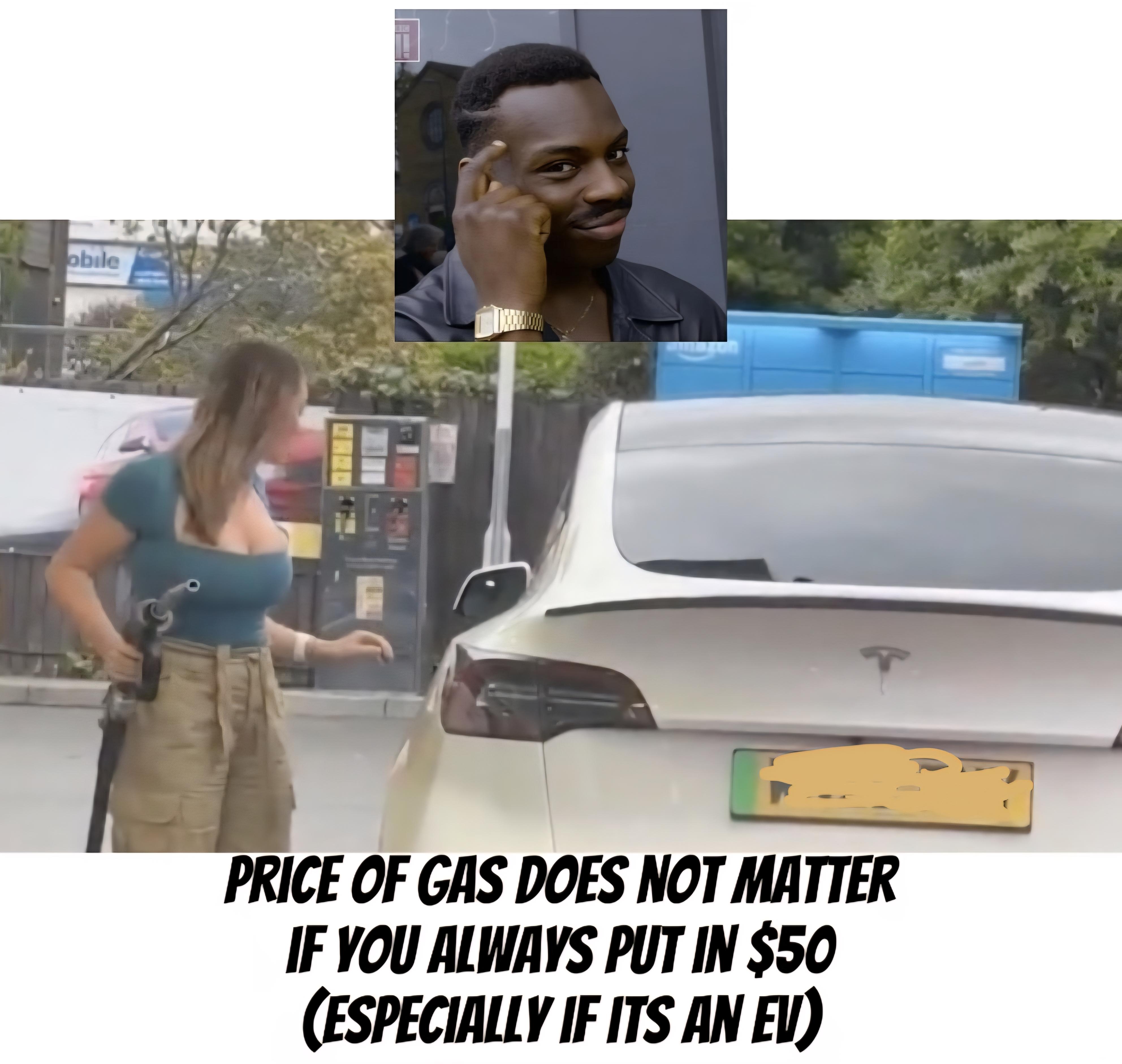 Open gas price vs ev cost