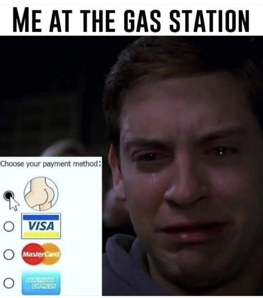 Open gas station payment