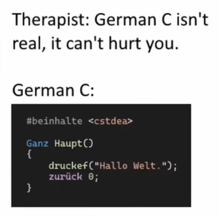 Open german c therapy joke