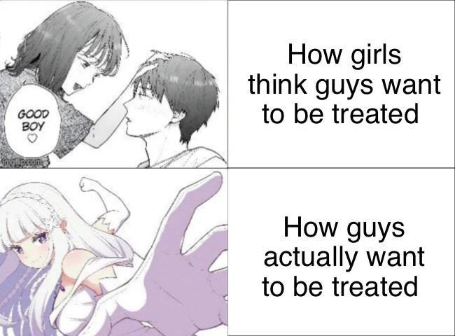 Open girls think boys treat