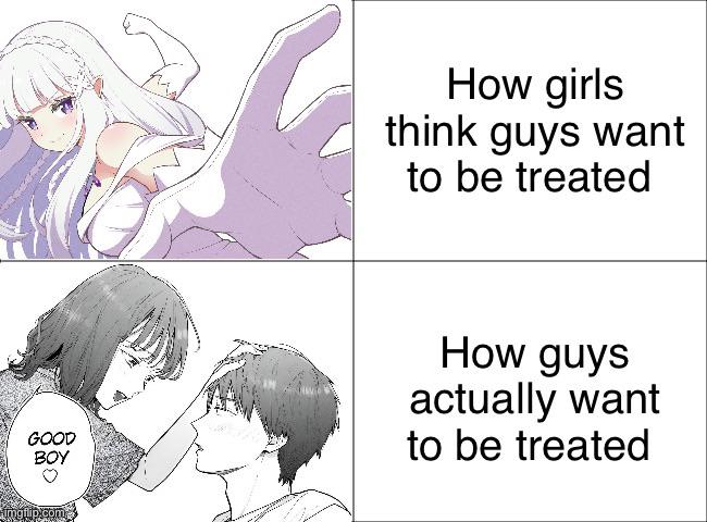 Open girls think boys want treated