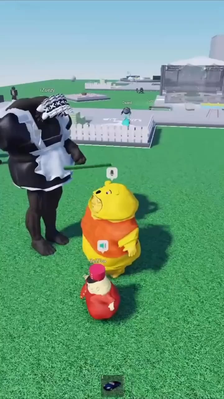 Open golf game characters