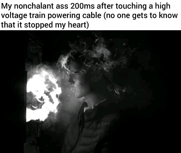 Open high voltage shock