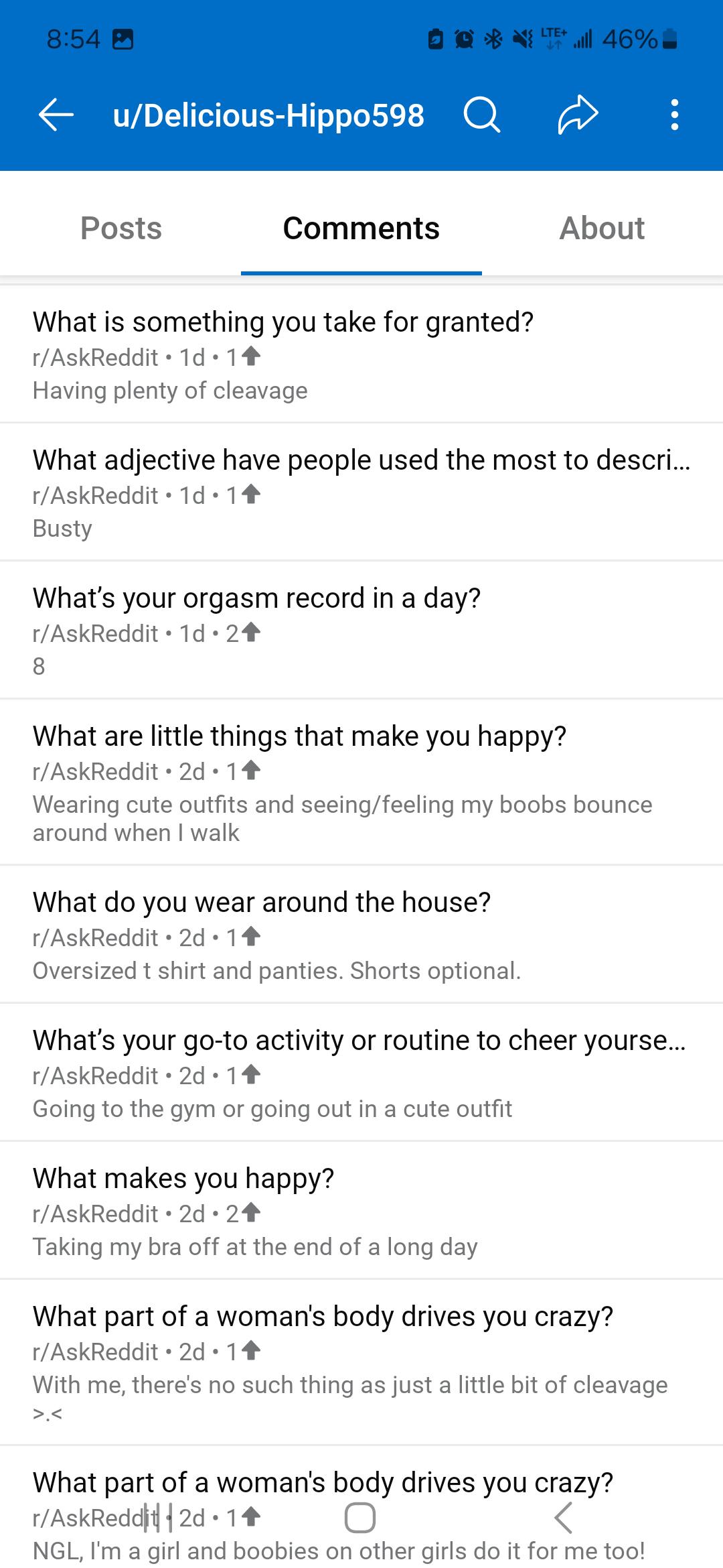 Open holsome comment history