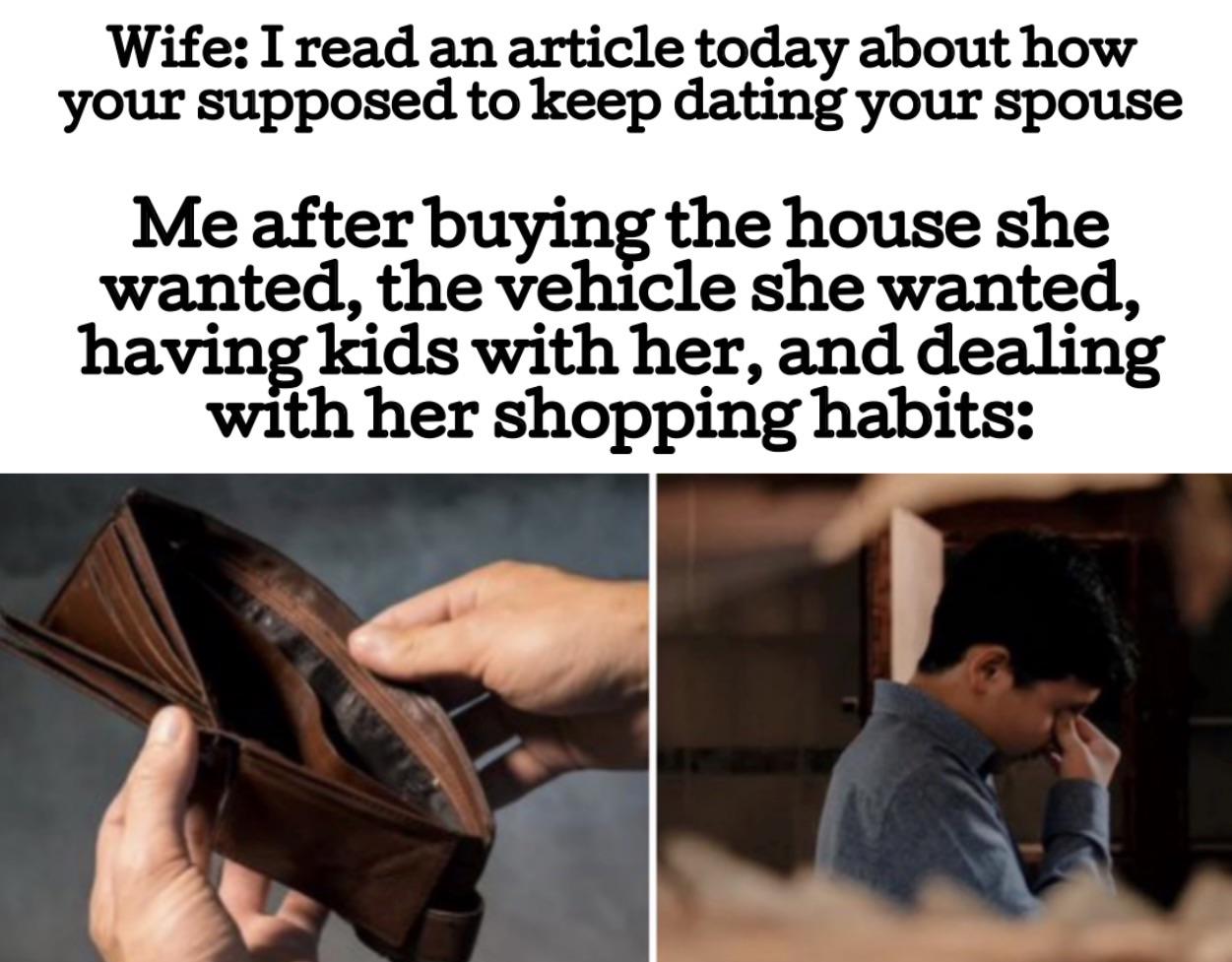 Open husband shopping habits