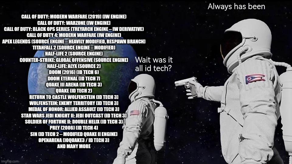 Open id tech engine legacy