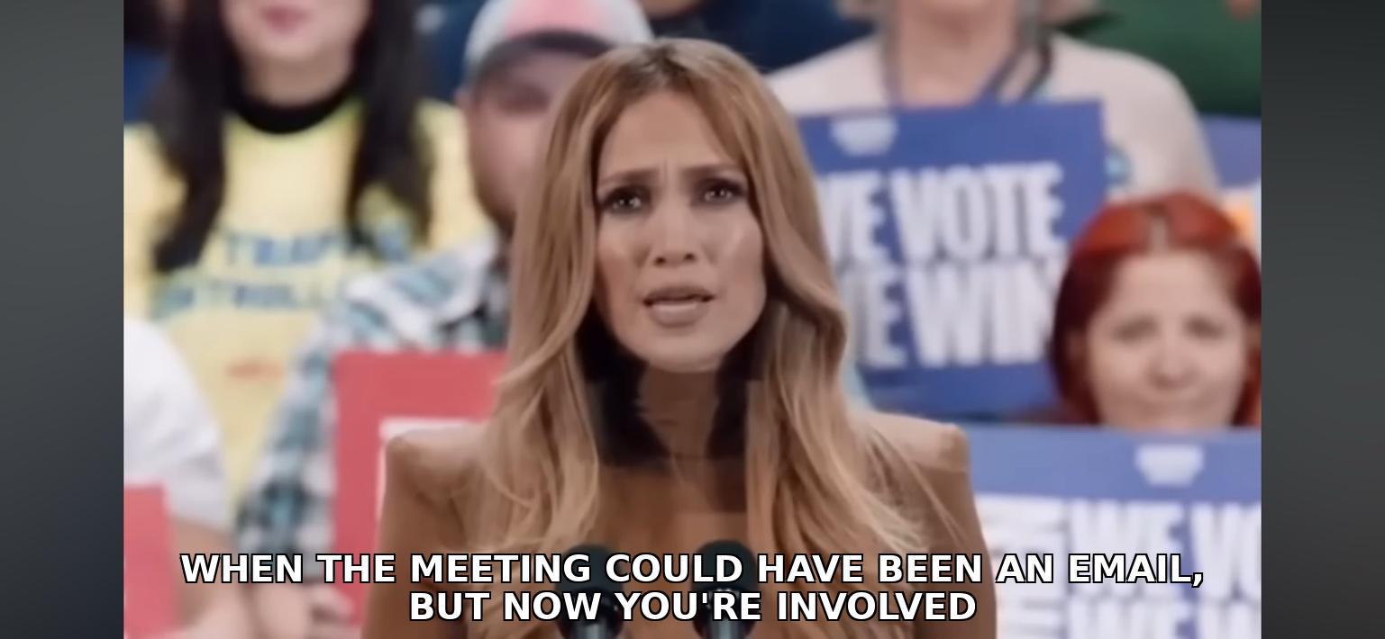 Open jlo event awkwardness