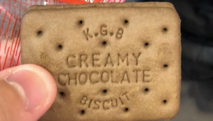 Open kgb chocolate biscuit