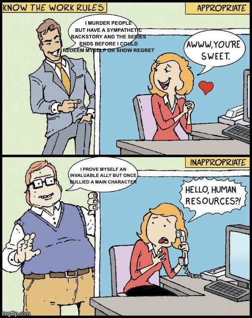 Open know work rules meme