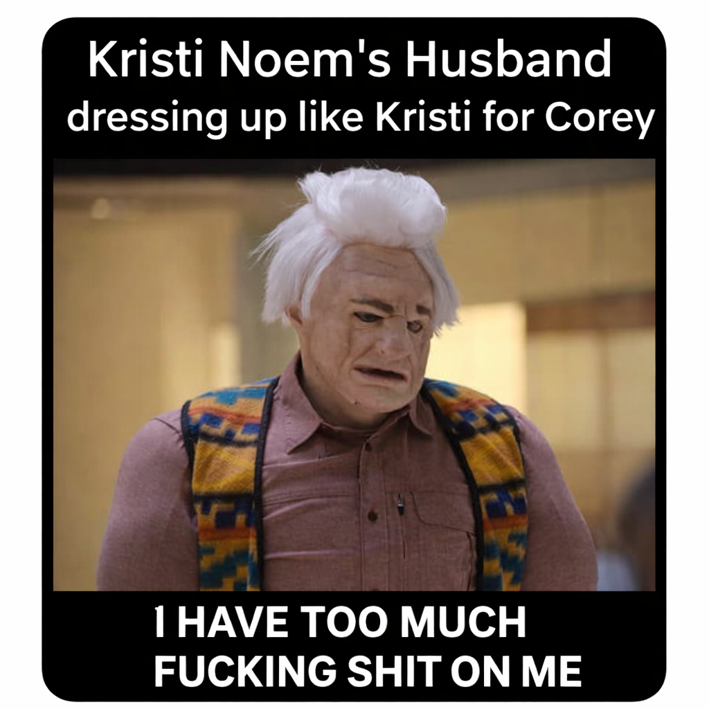 Open kristi noem cosplay discomfort