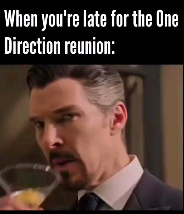 Open late one direction reunion