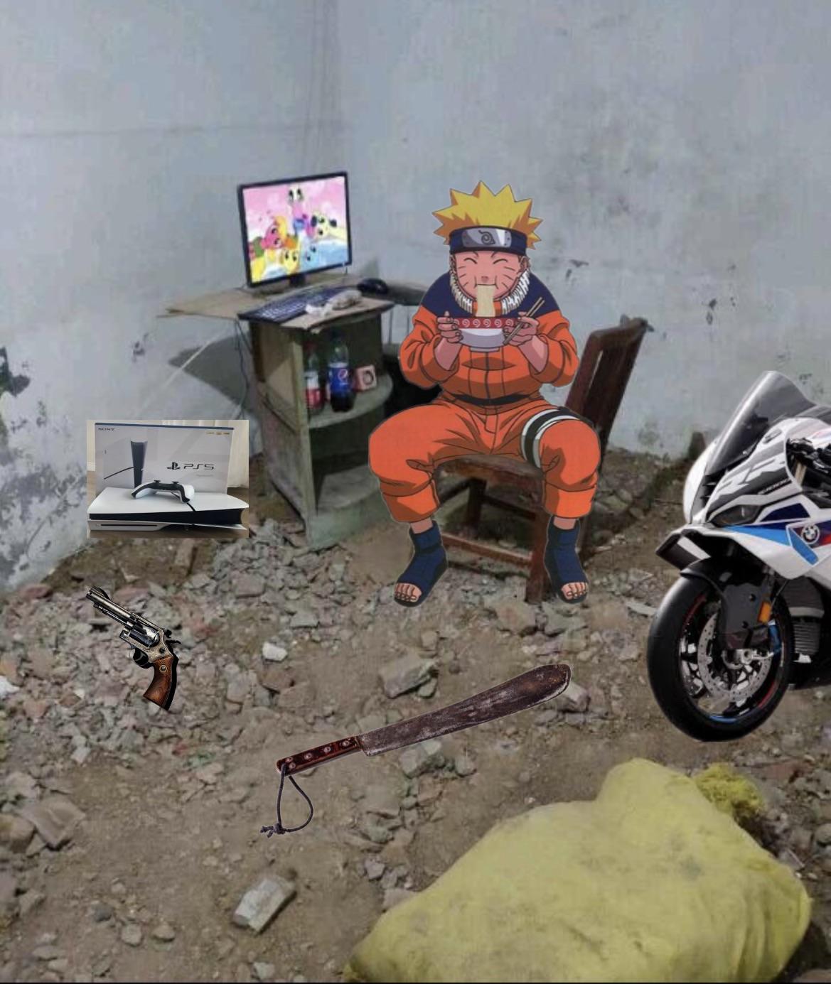 Open life representation scene