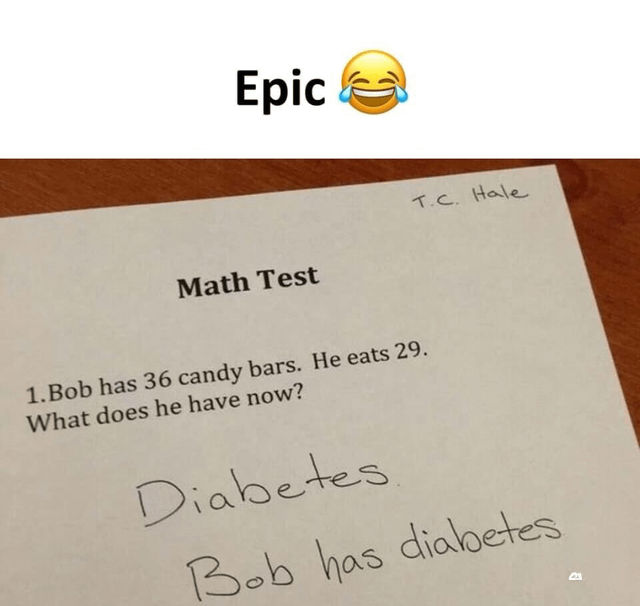Open math test diabetes