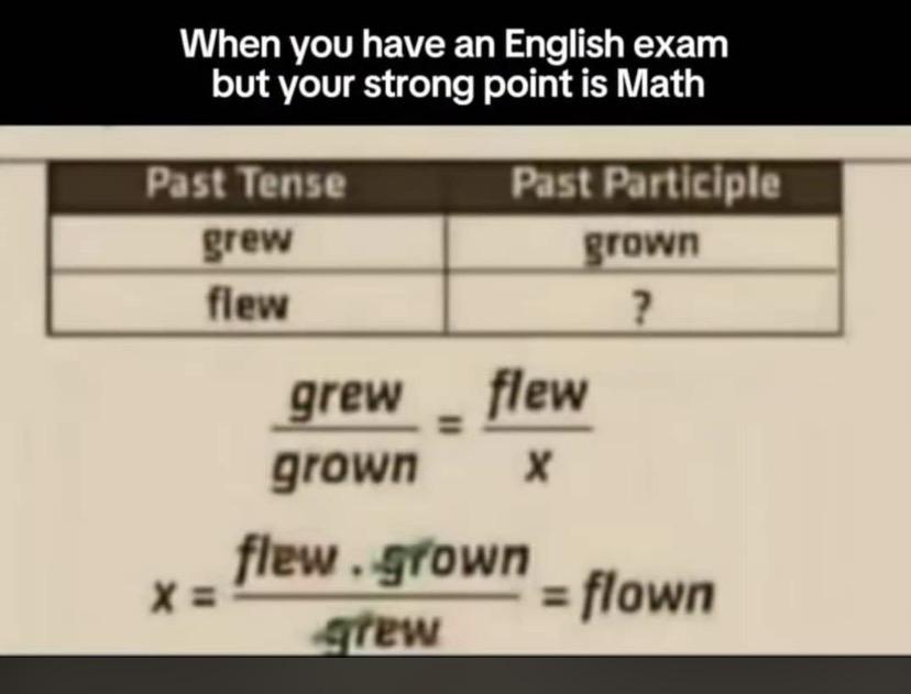 Open math vs english exam
