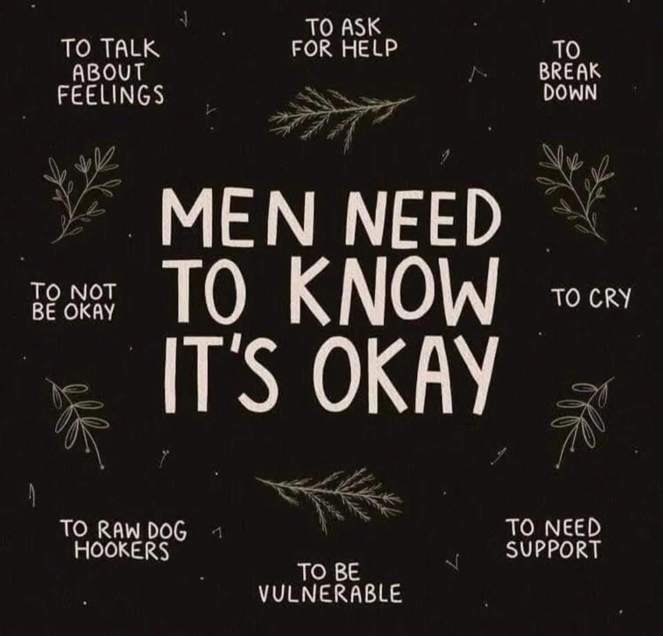 Open men need know okay