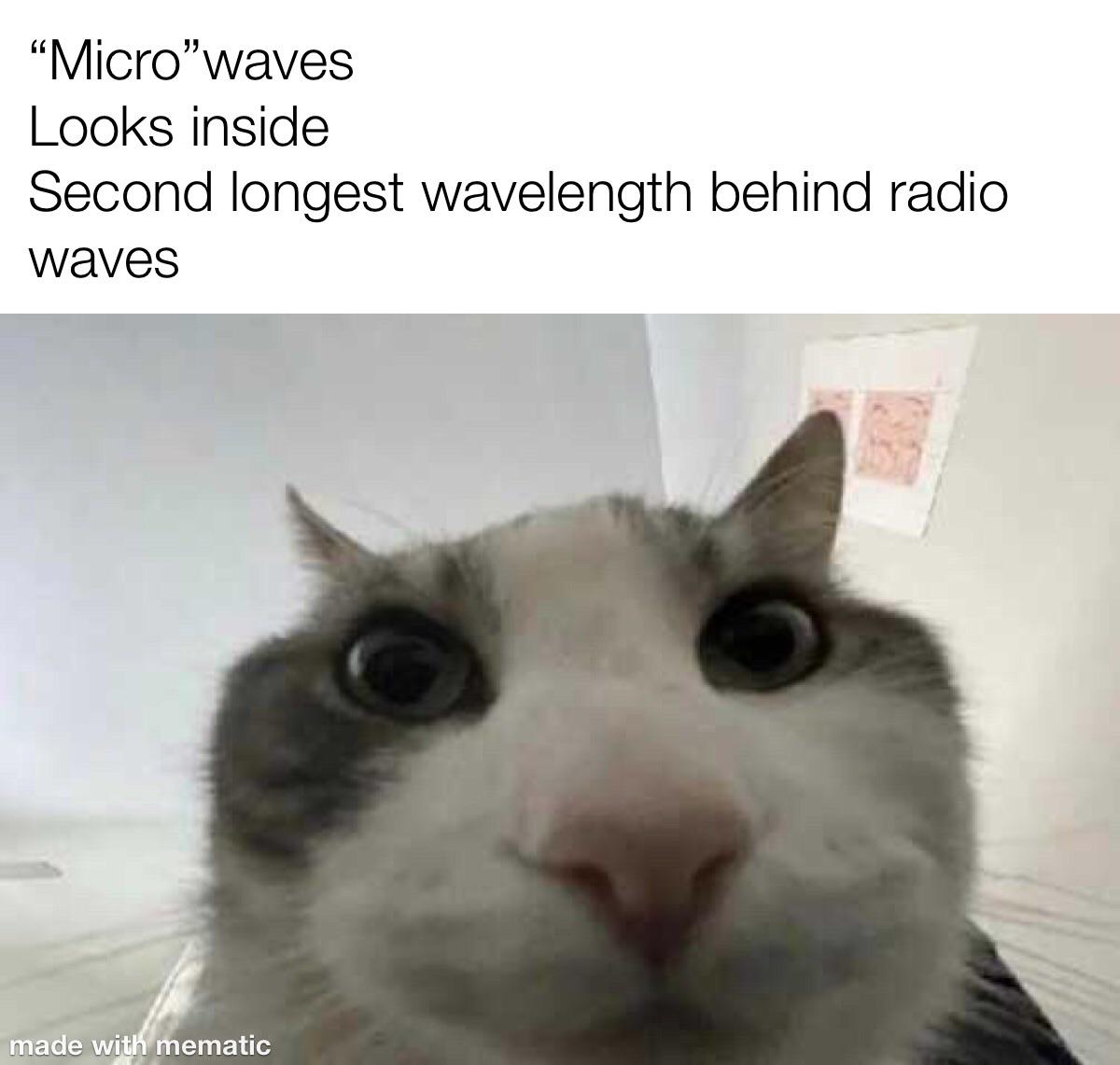 Open microwave waves radio wavelength
