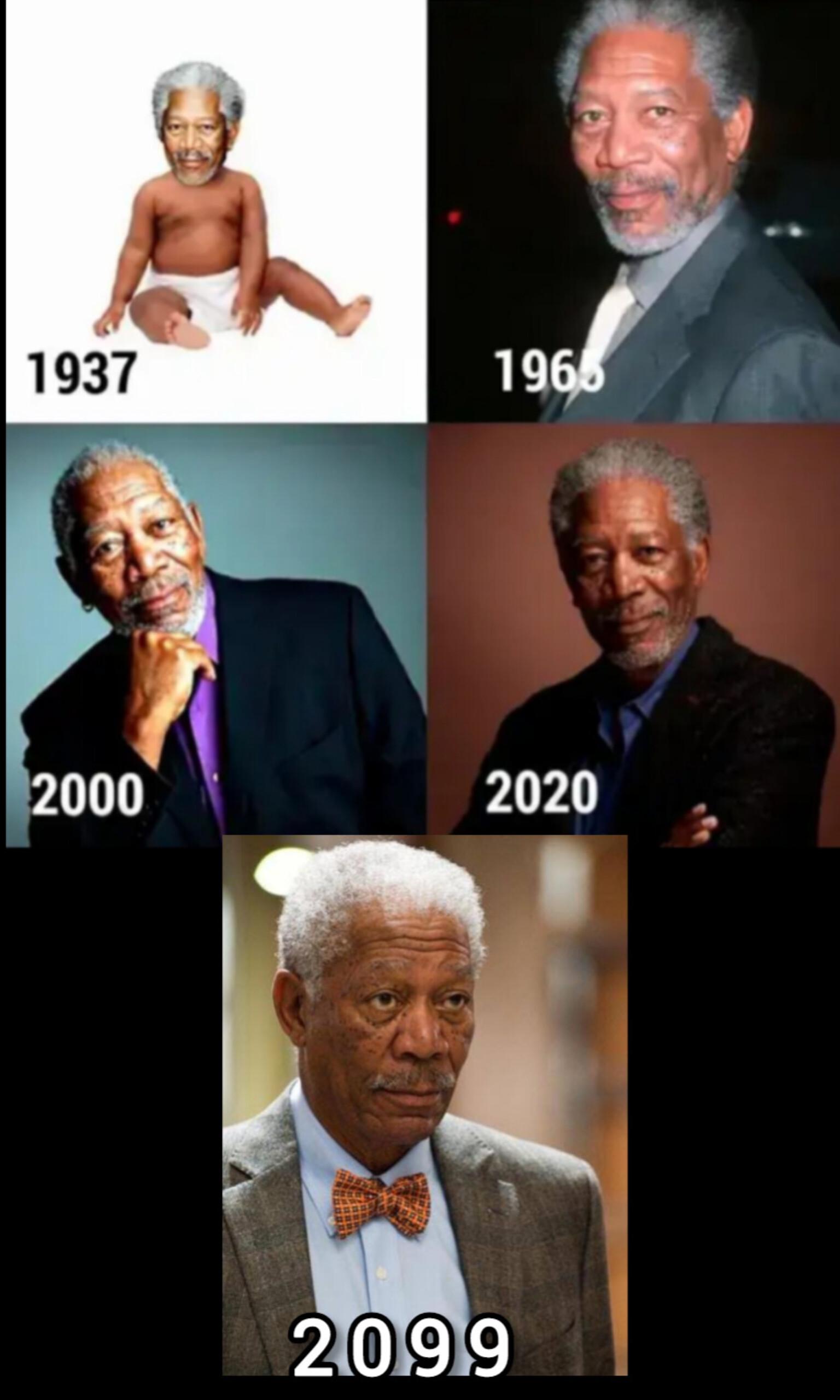 Open morgan freeman timeline