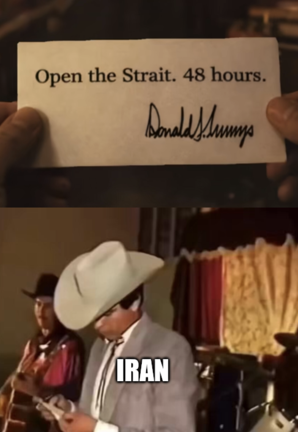 Open open strait iran show