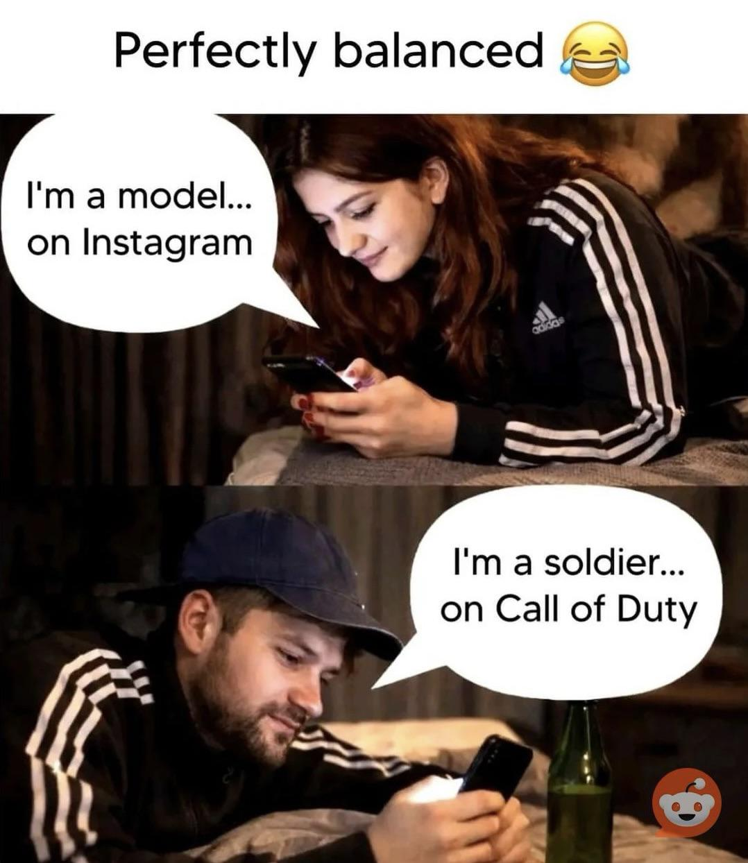 Open perfectly balanced model soldier