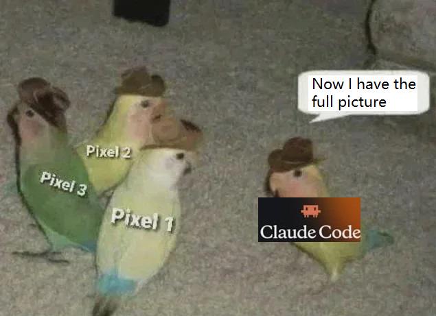 Open pixel reveal reveal