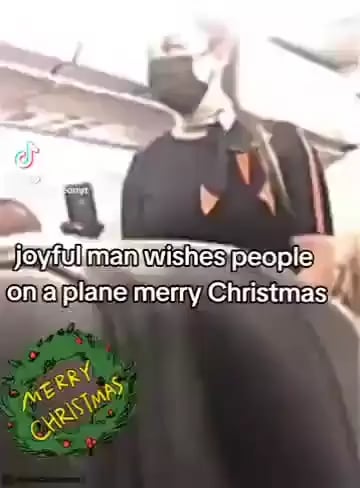 Open plane christmas greeting