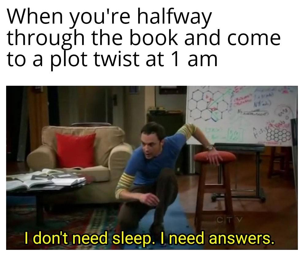 Open plot twist late night reading