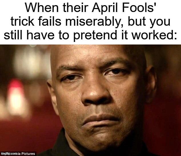 Open pretending april prank failed