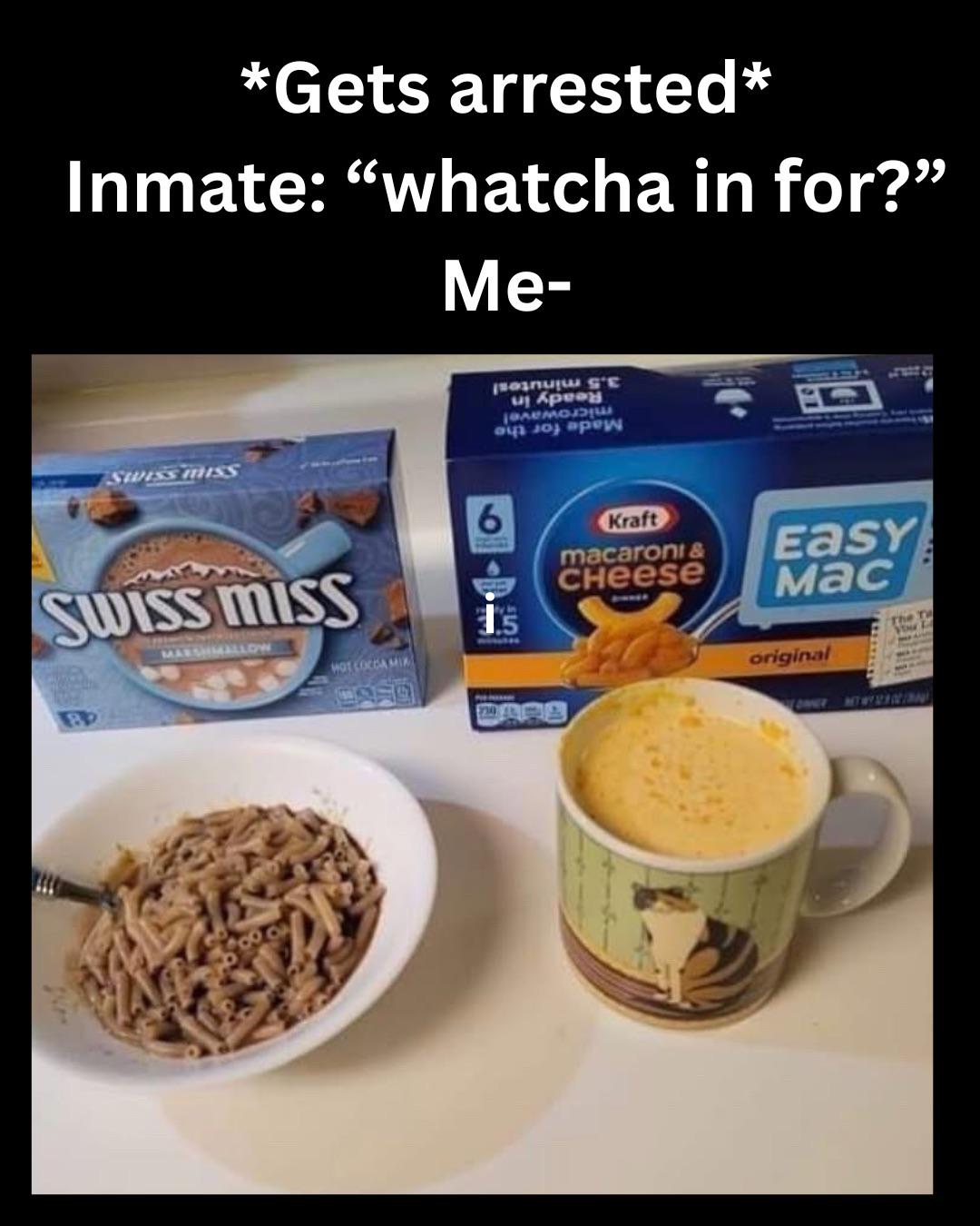 Open prison snack comparison