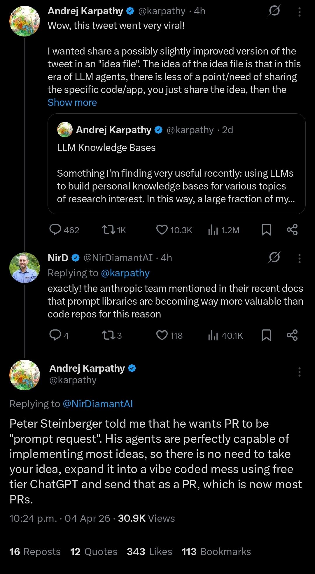 Open prompt request pr