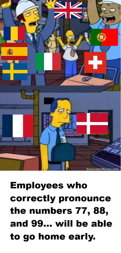 Open pronouncing numbers leaving work