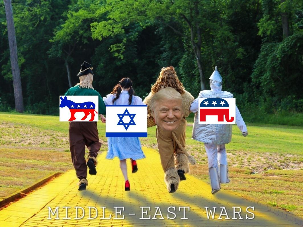 Open protest march political signs