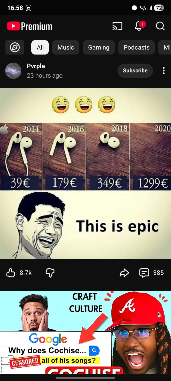 Open pvrple scochise mockery