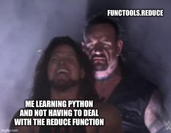 Open python reduce function struggle