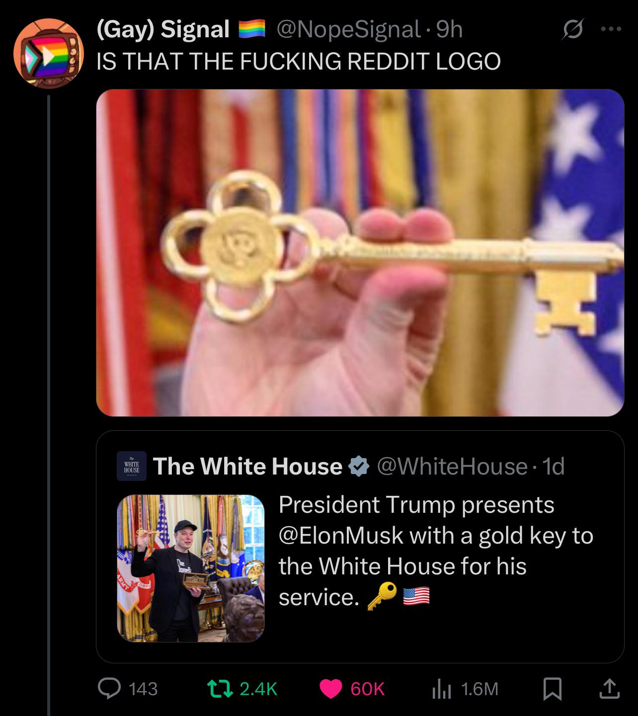 Open reddit logo key