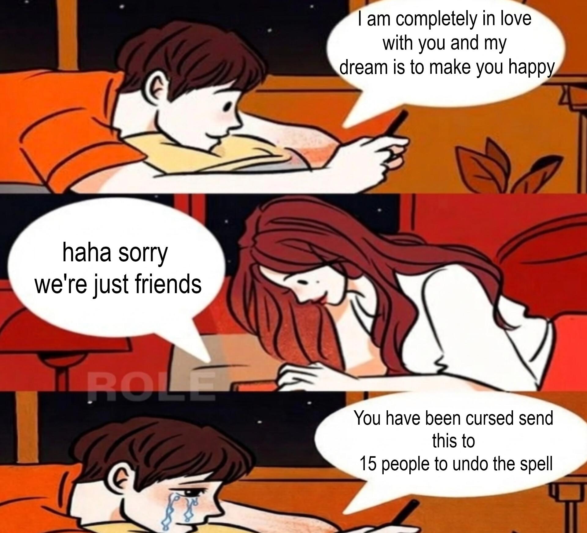 Open rejection spell anti climax