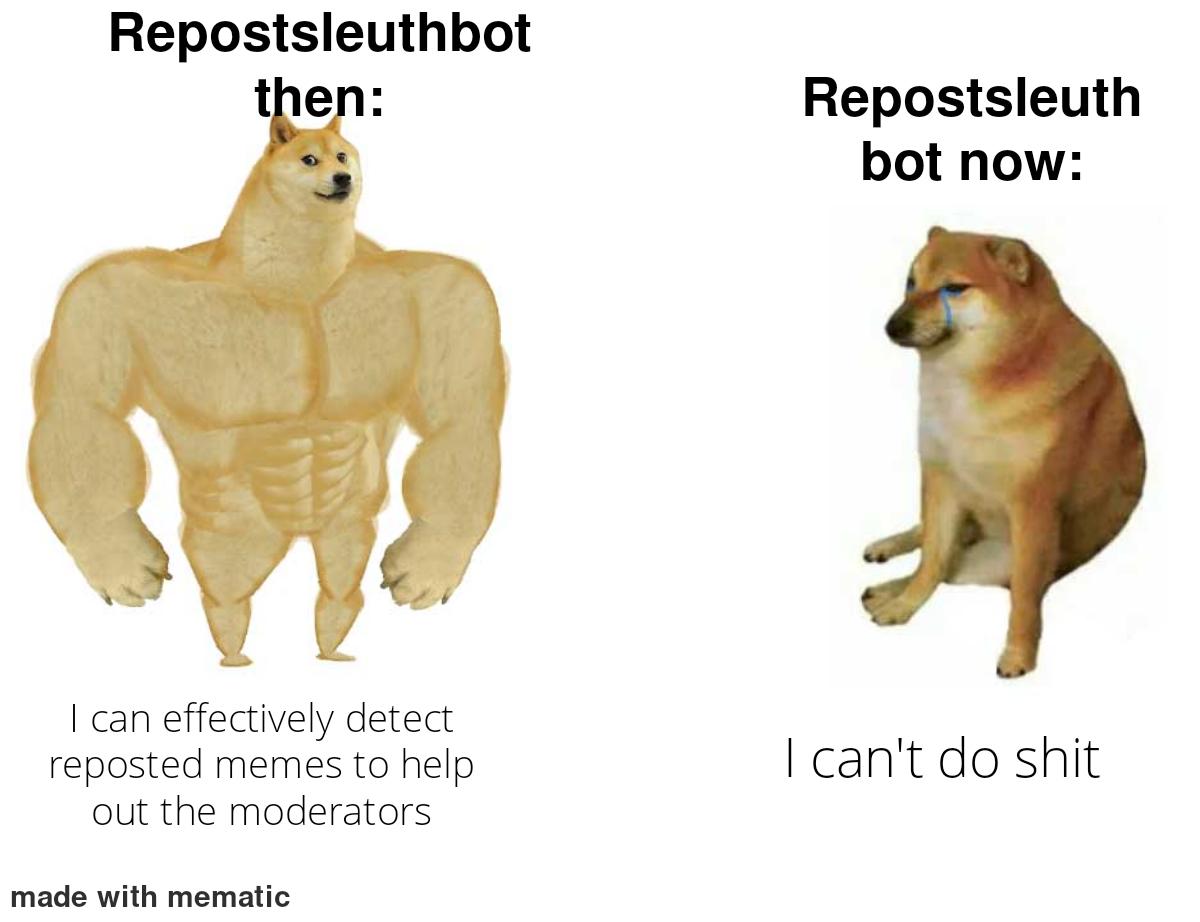 Open repostsleuthbot before after