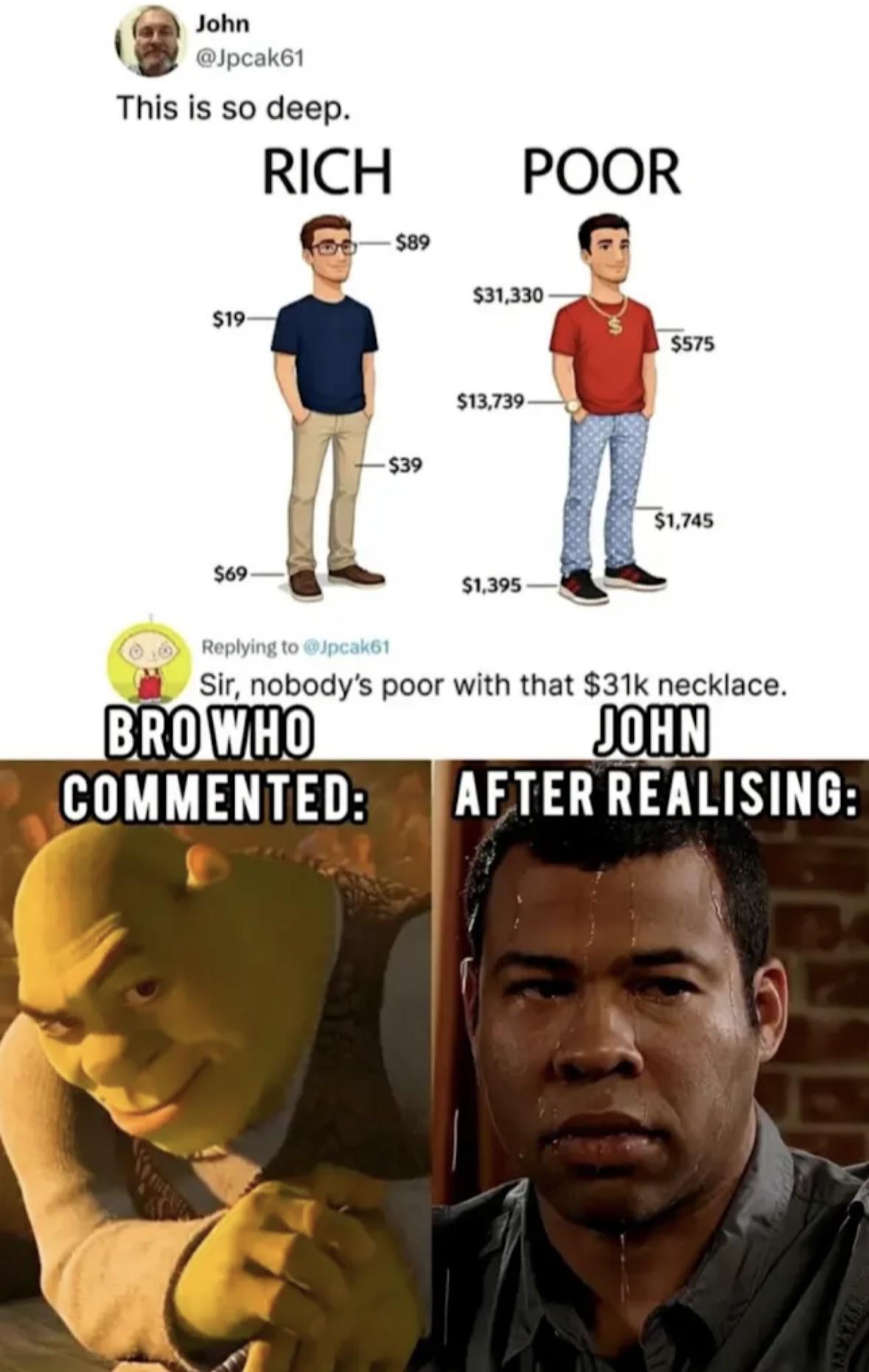 Open rich poor commenting