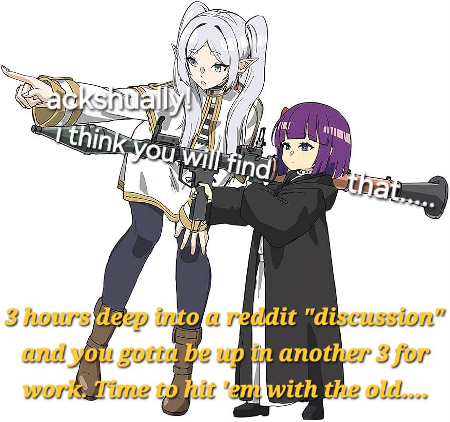 Open rule of three reddit tired