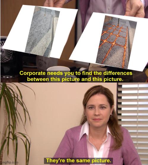 Open same picture office walk