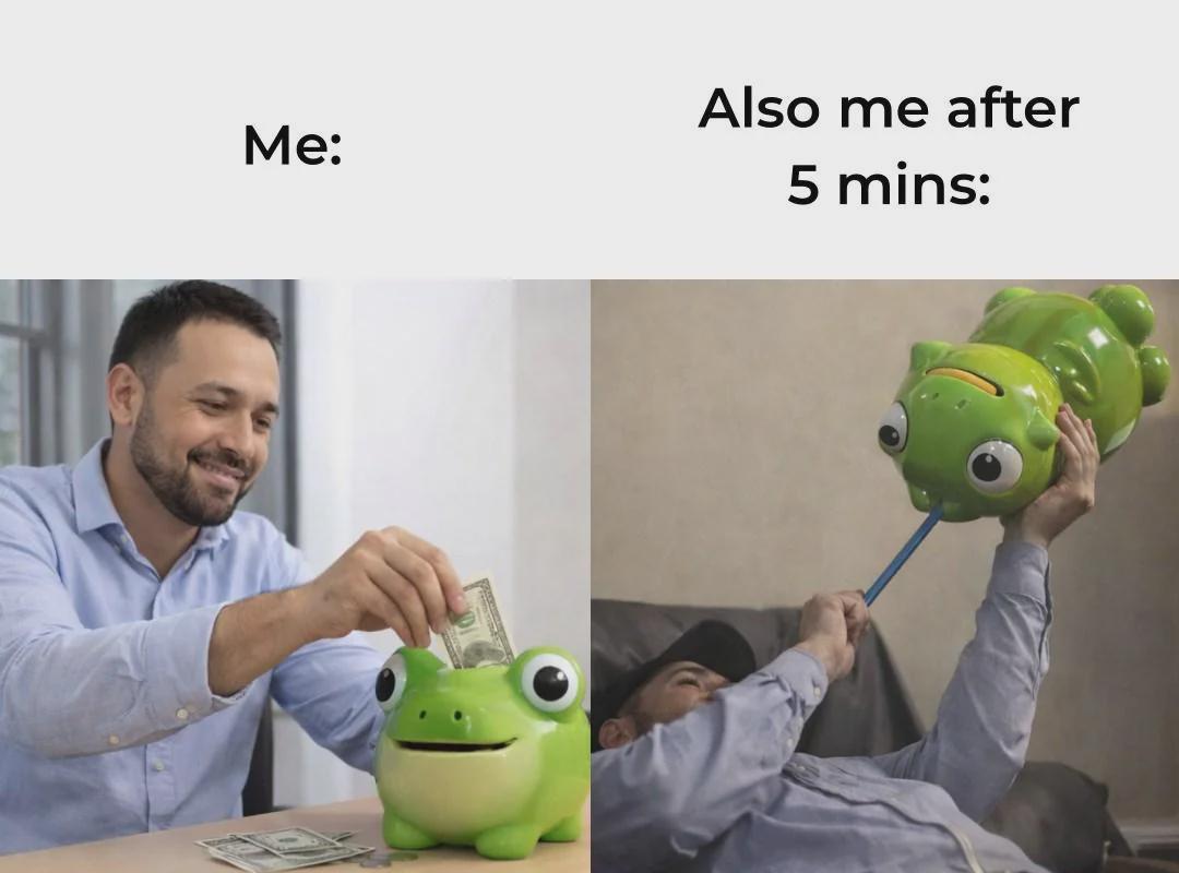 Open saving money fail